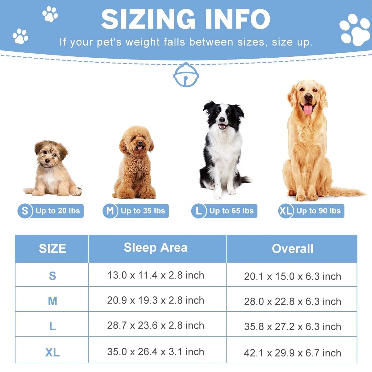 Dog Bed for Large Medium Small Dogs Orthopedic Dog Sofa Bed Non Slip Pet Couch with Removable Washable Cover Supportive Egg Crate Foam S to XL, Gray and Purple